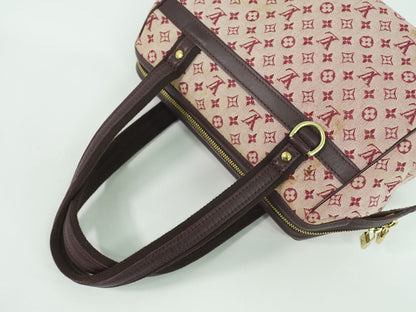 LOUIS VUITTON ジョセフィーヌ PM モノグラム ミニ ハンドバッグ スリーズ レッド M92314