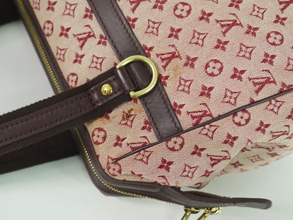 LOUIS VUITTON ジョセフィーヌ PM モノグラム ミニ ハンドバッグ スリーズ レッド M92314