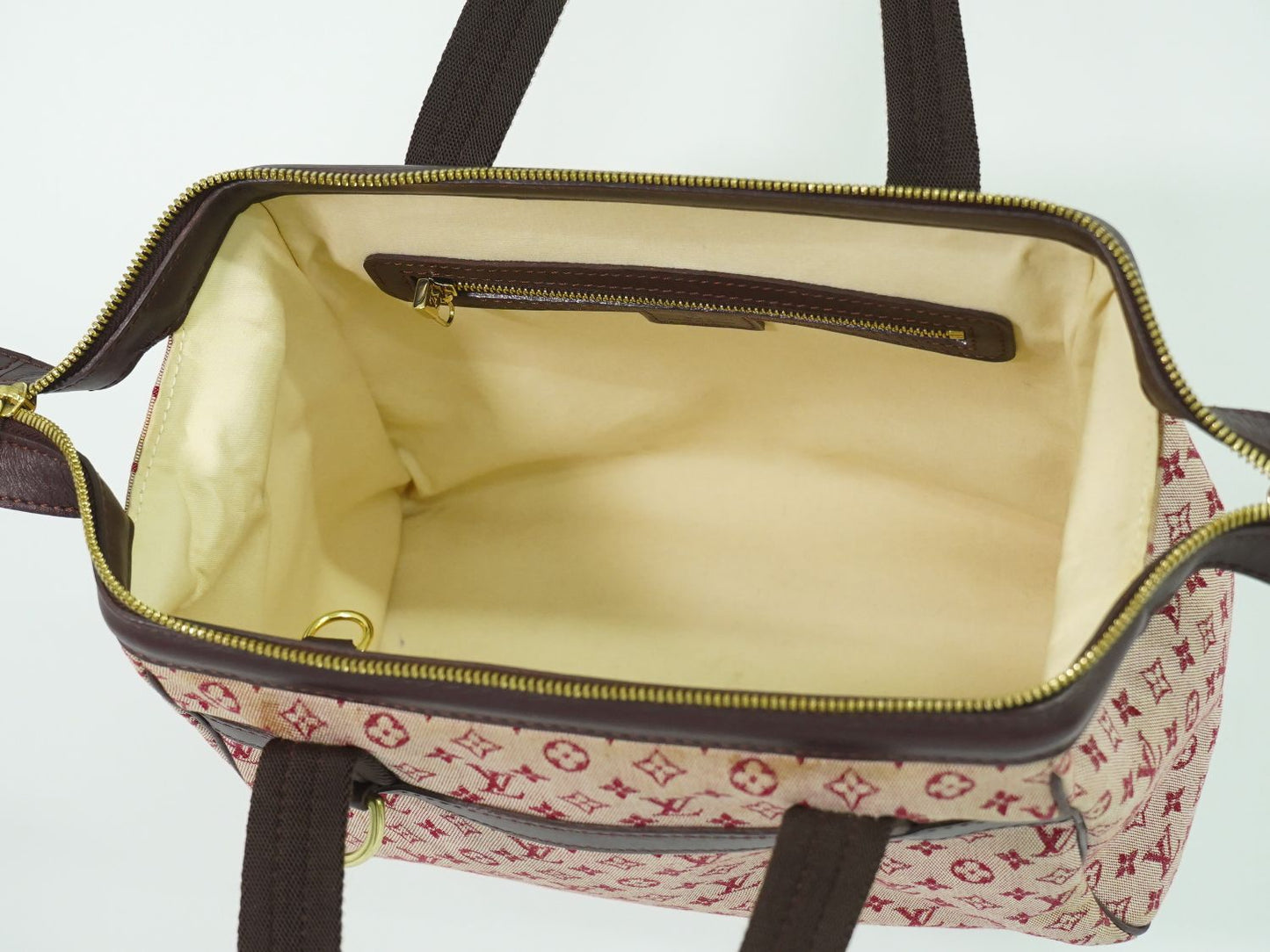 LOUIS VUITTON ジョセフィーヌ PM モノグラム ミニ ハンドバッグ スリーズ レッド M92314