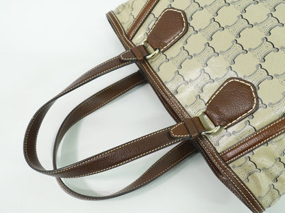 CELINE トリオンフ トートバッグ ベージュ ブラウン