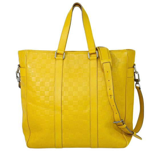LOUIS VUITTON ネオ タダオ ダミエ アンフィニ 2WAY ビジネスバッグ ソラール イエロー N41228