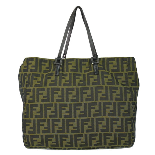 FENDI ズッカ トートバッグ ブラウン 8BH019