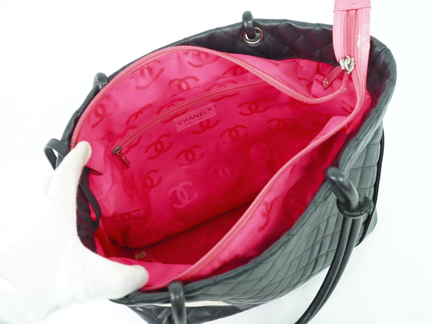CHANEL カンボンライン トートバッグ ブラック