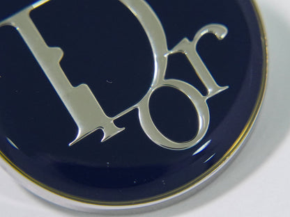 Dior ロゴ ビーモチーフ ピンバッジ 4点セット ノベルティ メタル ブラック ネイビー シルバー
