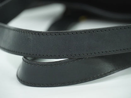 CELINE マカダム ショルダーバッグ ブラック ブラウン