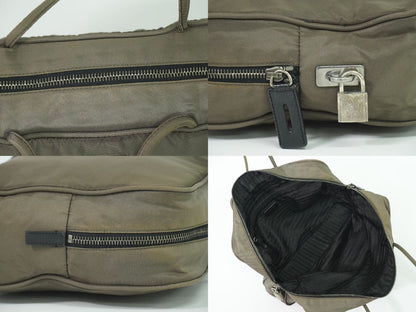 PRADA トートバッグ グレー