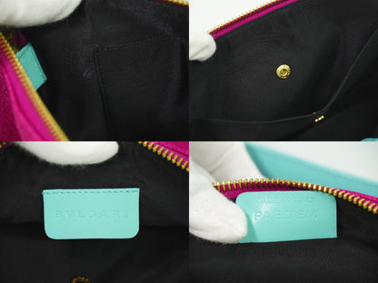 BVLGARI ロゴ ショルダーバッグ ピンク マルチカラー