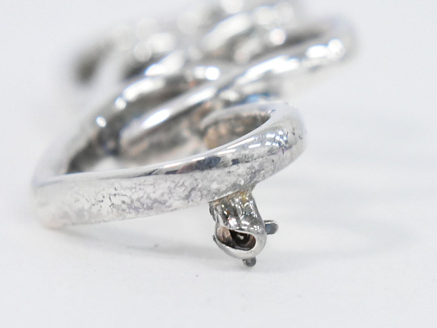 TIFFANY & Co. トリプルハート 925 ブローチ シルバー