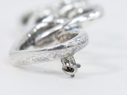 TIFFANY & Co. トリプルハート 925 ブローチ シルバー