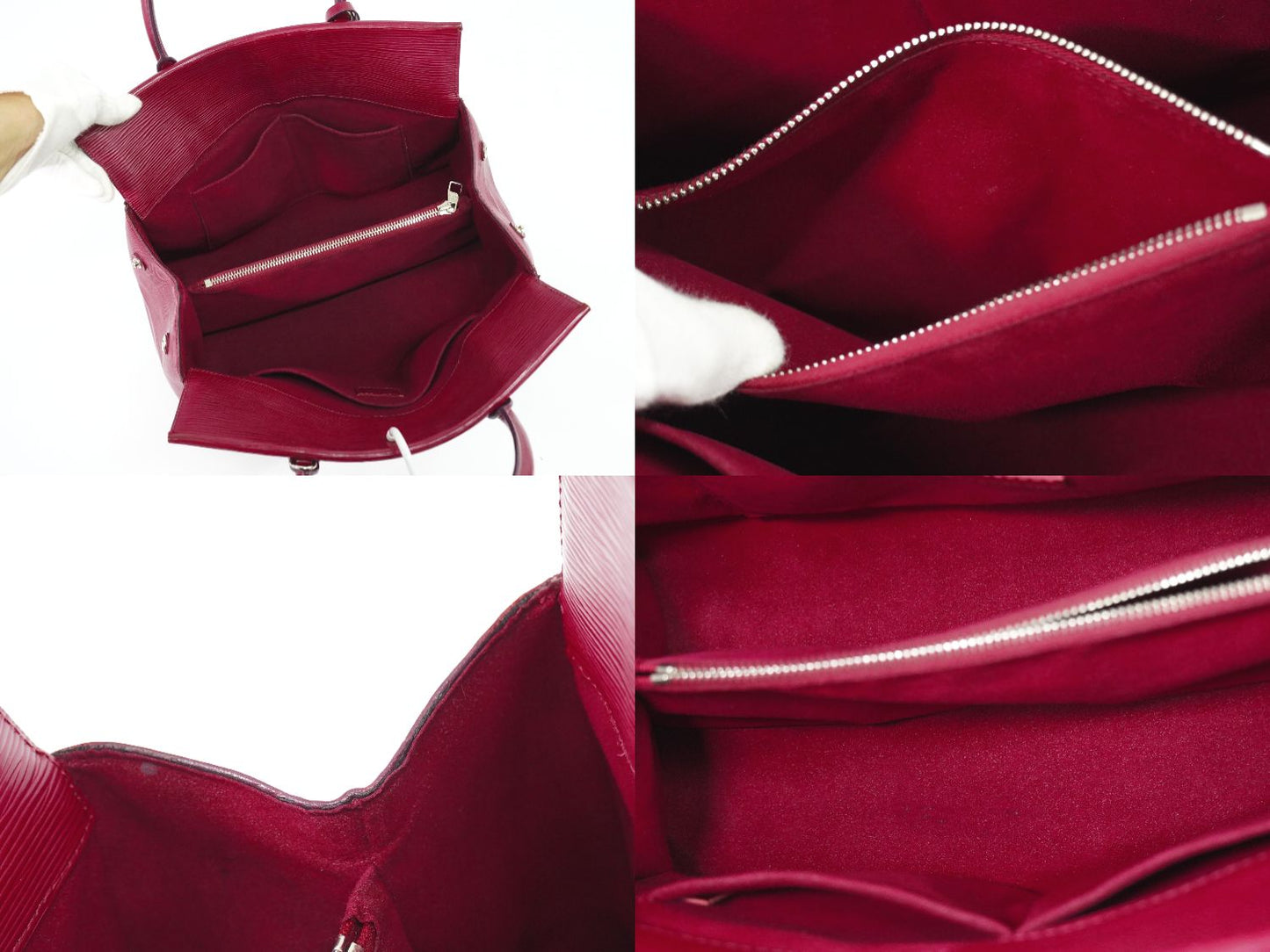 LOUIS VUITTON マルリー MM エピ レザー 2WAY ショルダーバッグ ピヴォワンヌ M41282