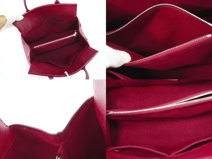 LOUIS VUITTON マルリー MM エピ レザー 2WAY ショルダーバッグ ピヴォワンヌ M41282