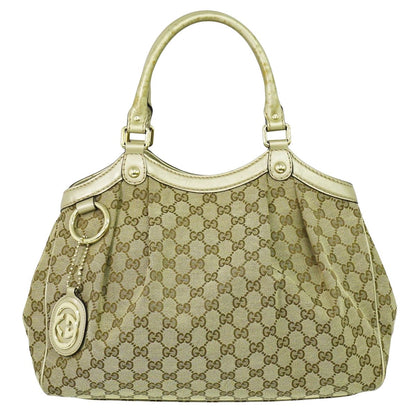 GUCCI スーキー トートバッグ ベージュ ブラウン 211944