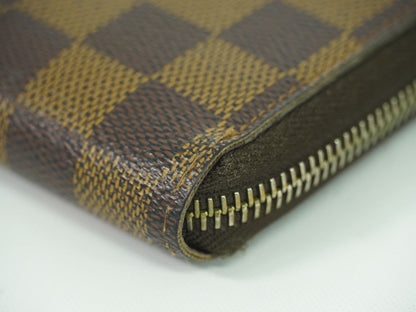 LOUIS VUITTON ジッピーウォレット ダミエ エベヌ 長財布 N60015