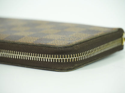 LOUIS VUITTON ジッピーウォレット ダミエ エベヌ 長財布 N60015