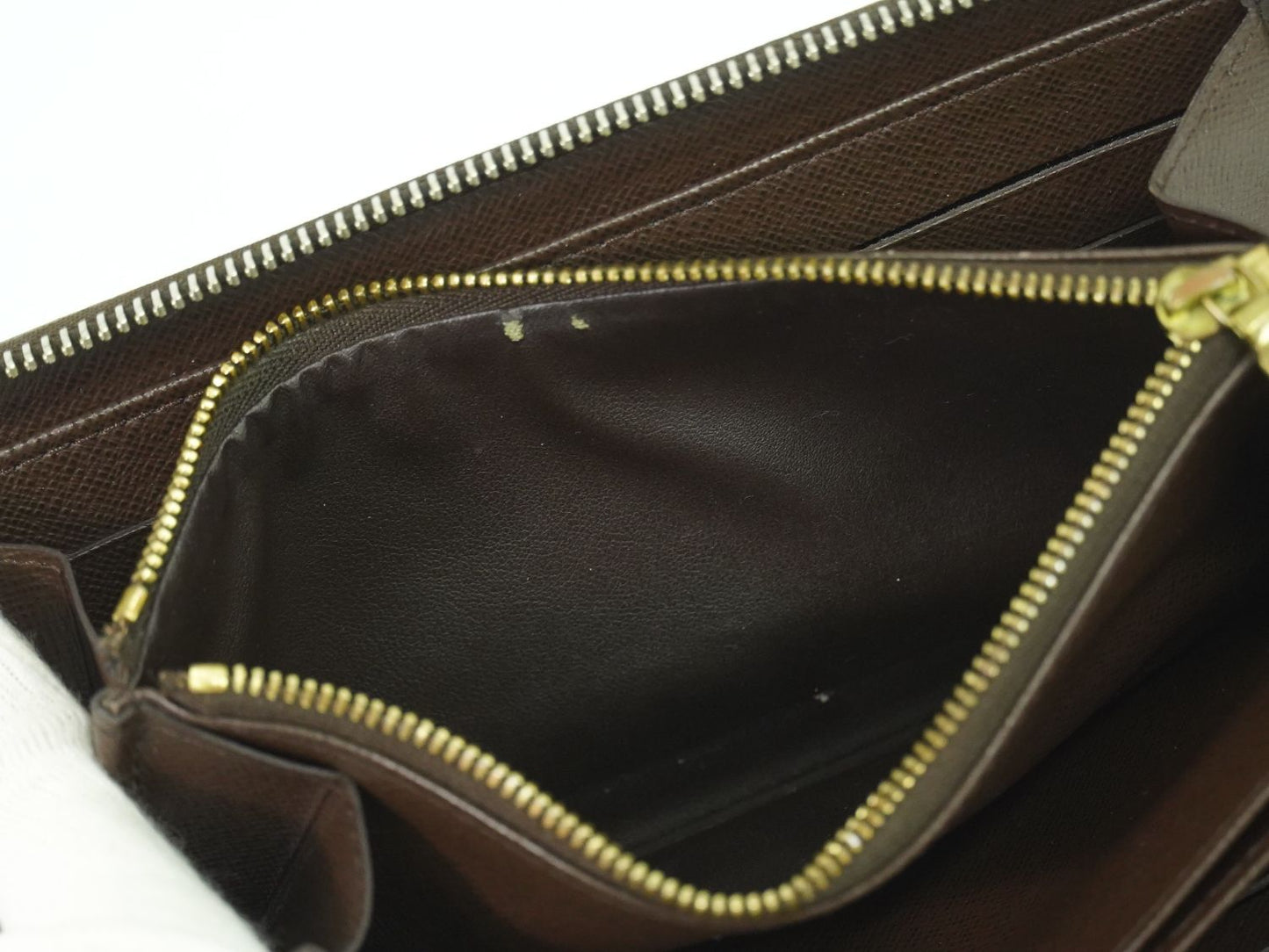LOUIS VUITTON ジッピーウォレット ダミエ エベヌ 長財布 N60015
