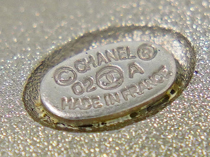 CHANEL ココマーク スクエア リング 15号 メタル ブラック