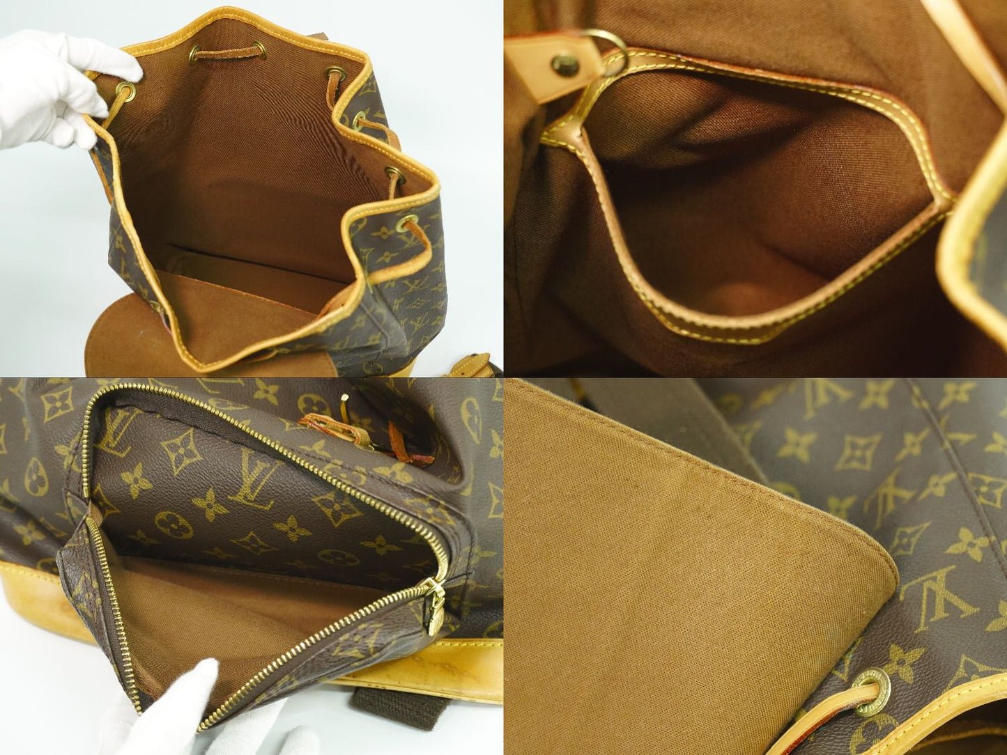 LOUIS VUITTON モンスリ GM モノグラム リュックサック M51135
