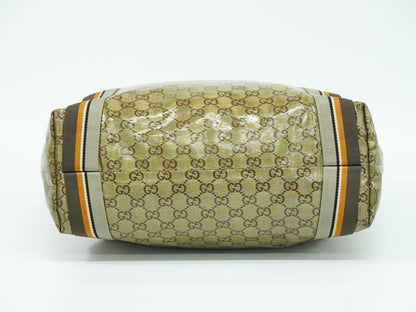 GUCCI シェリーライン GGクリスタル トートバッグ ゴールド 189669