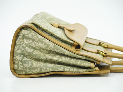 Christian Dior トロッター ハンドバッグ カーキ ベージュ