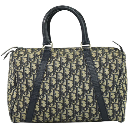 Christian Dior トロッター ミニ ボストンバッグ ネイビー