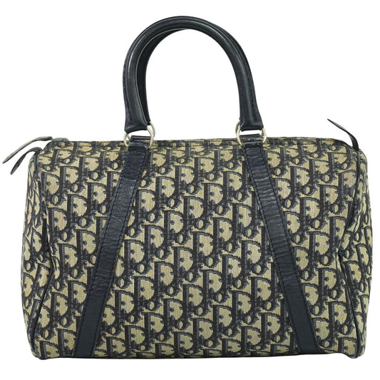 Christian Dior トロッター ミニ ボストンバッグ ネイビー