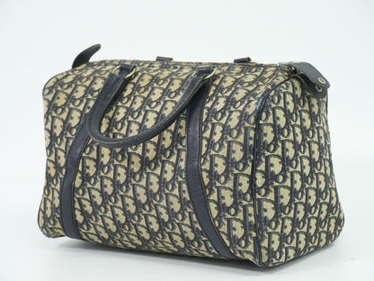 Christian Dior トロッター ミニ ボストンバッグ ネイビー