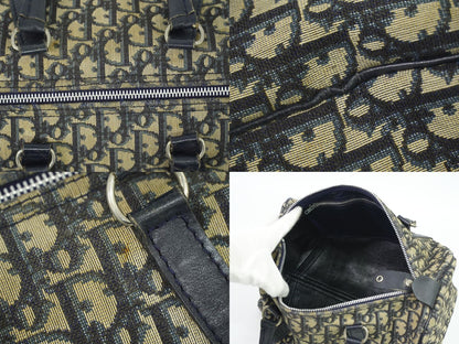 Christian Dior トロッター ミニ ボストンバッグ ネイビー