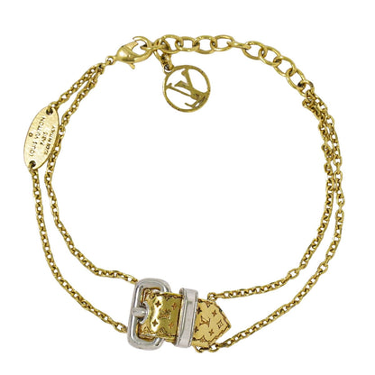 LOUIS VUITTON ナノグラム ブレスレット GP メタル M64704