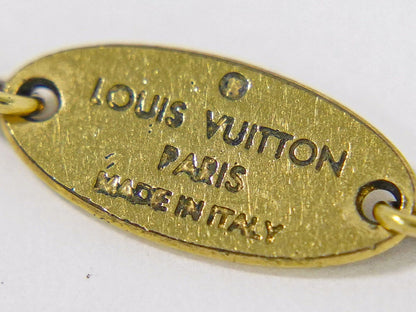 LOUIS VUITTON ナノグラム ブレスレット GP メタル M64704