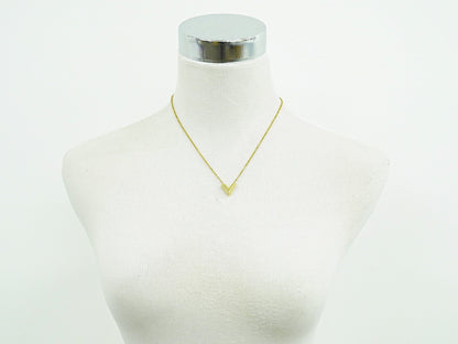 LOUIS VUITTON エセンシャル V ネックレス GP ゴールド M61083