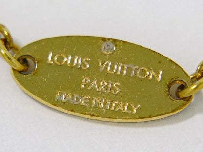 LOUIS VUITTON エセンシャル V ネックレス GP ゴールド M61083