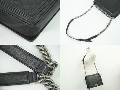 CHANEL ココマーク ボーイシャネル ショルダーバッグ ブラック