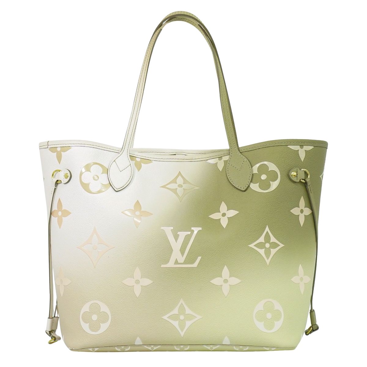 LOUIS VUITTON ネヴァーフル MM モノグラム グラデーション トートバッグ サンセットカーキ M59859