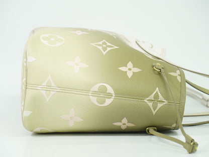 LOUIS VUITTON ネヴァーフル MM モノグラム グラデーション トートバッグ サンセットカーキ M59859