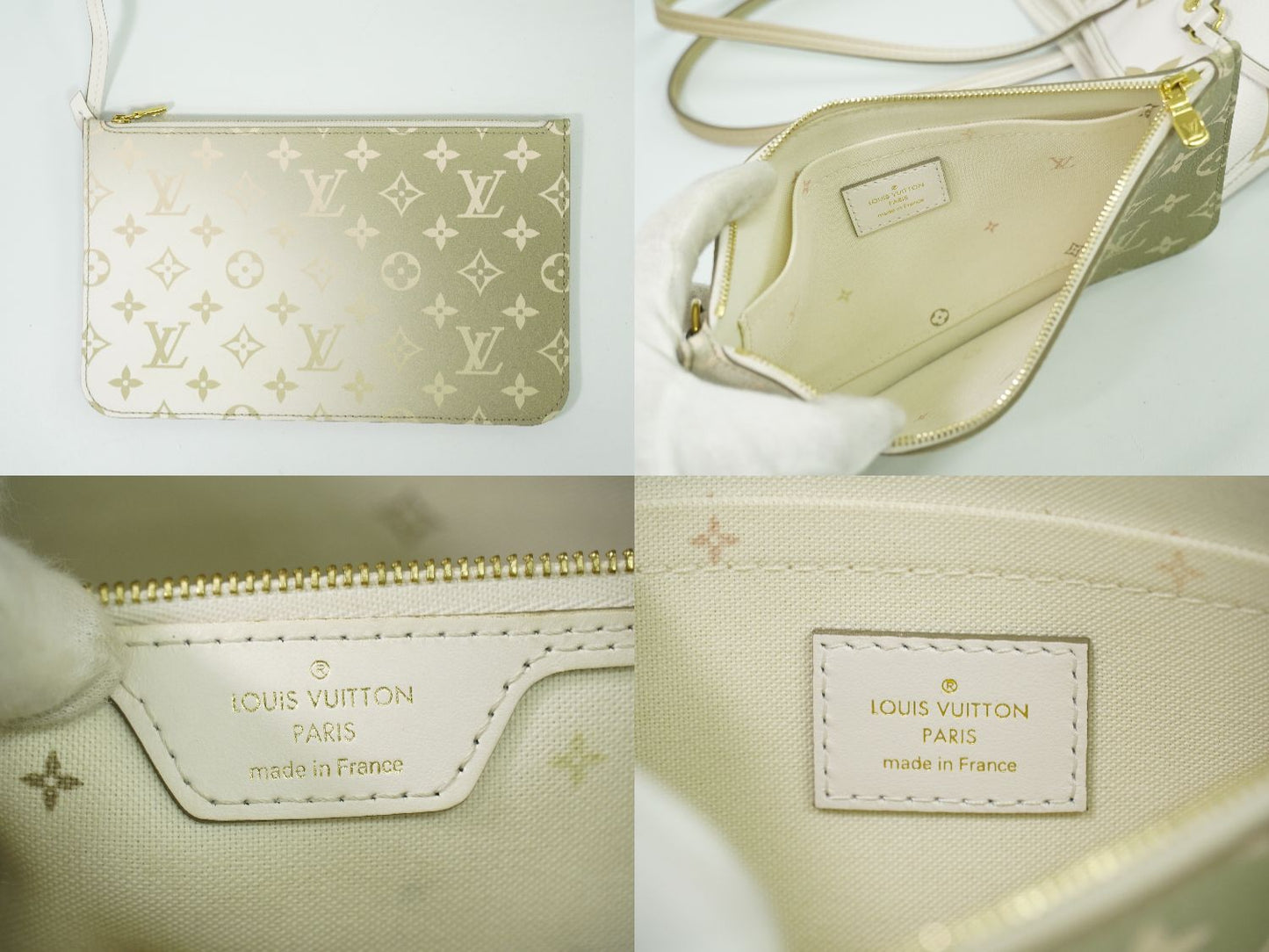 LOUIS VUITTON ネヴァーフル MM モノグラム グラデーション トートバッグ サンセットカーキ M59859