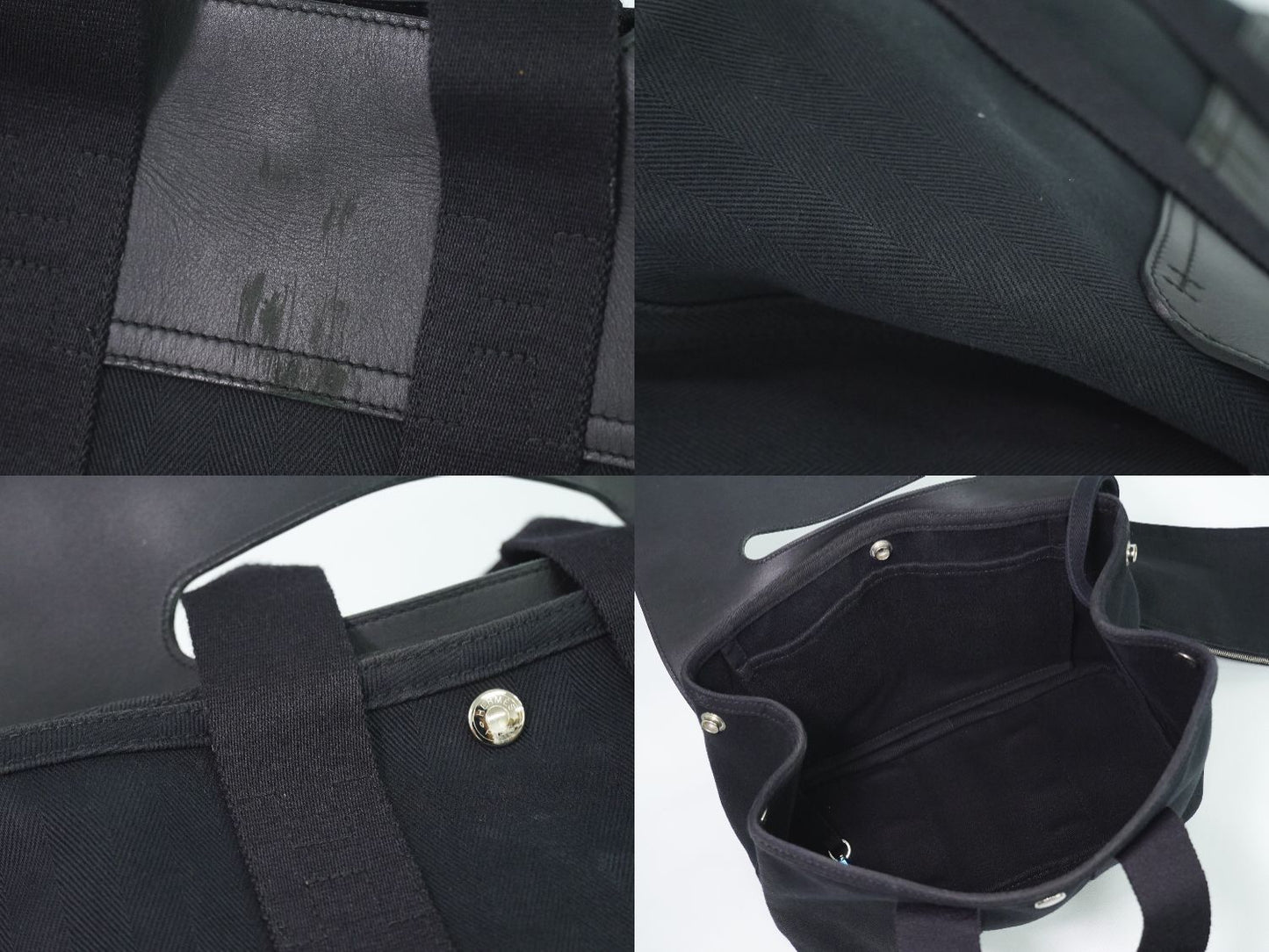 HERMES ヴァルパライソ PM トートバッグ ブラック