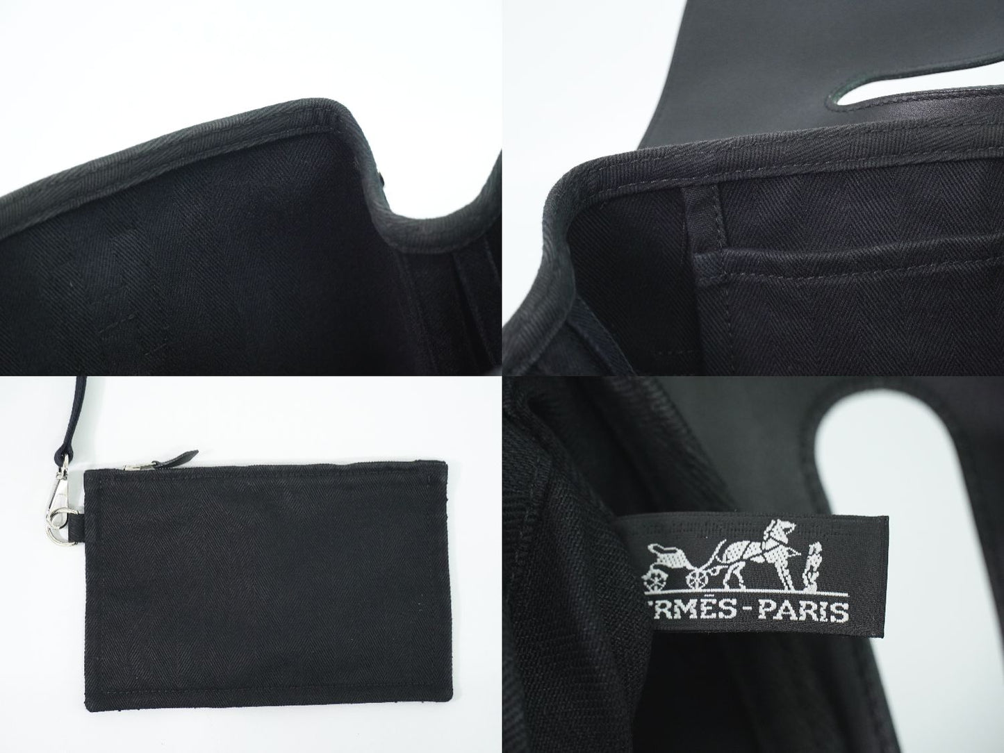 HERMES ヴァルパライソ PM トートバッグ ブラック
