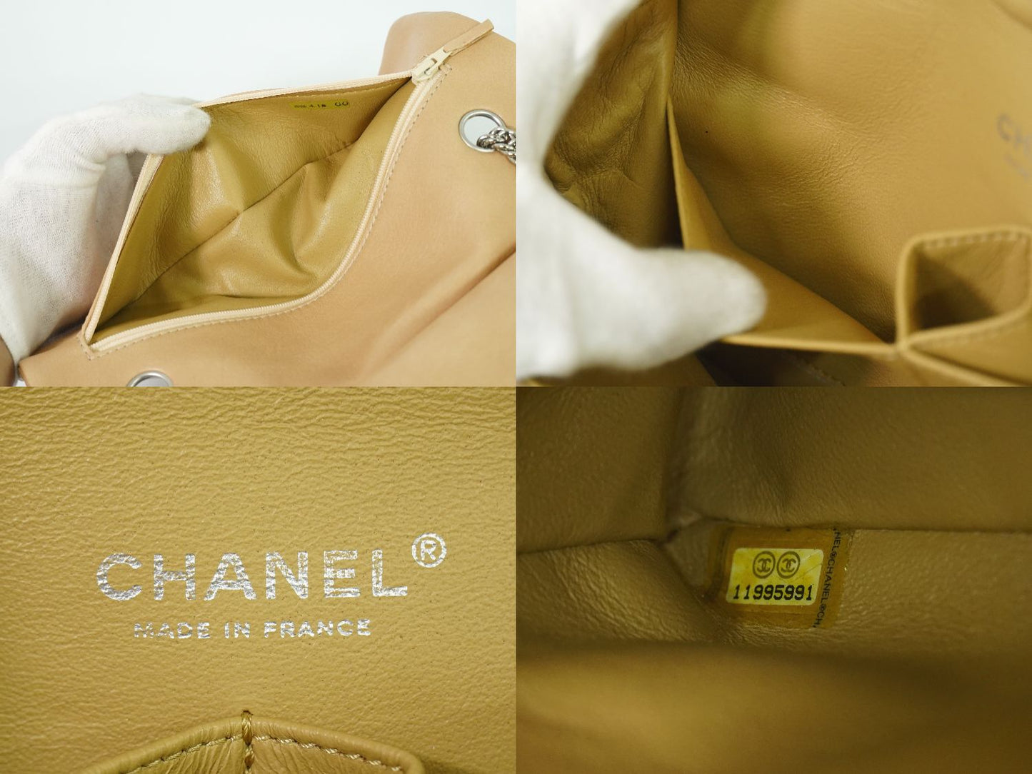 CHANEL ココマーク マトラッセ ショルダーバッグ ベージュ