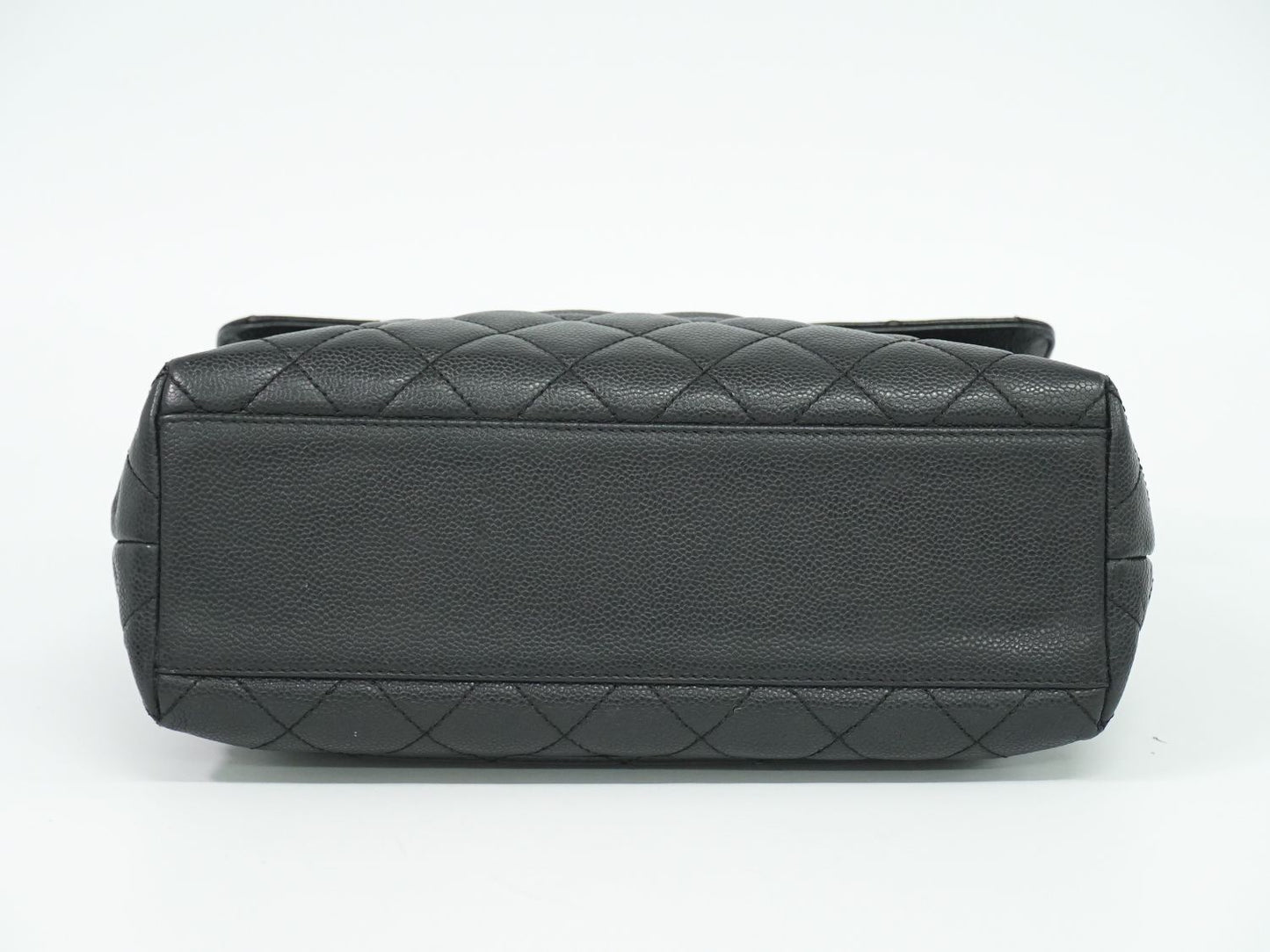 CHANEL ココマーク マトラッセ ハンドバッグ ブラック