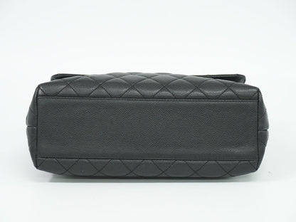 CHANEL ココマーク マトラッセ ハンドバッグ ブラック