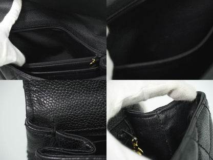 CHANEL ココマーク マトラッセ ハンドバッグ ブラック