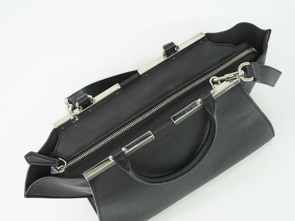 FENDI トロワジュール 2WAY ショルダーバッグ ブラック 8BH279