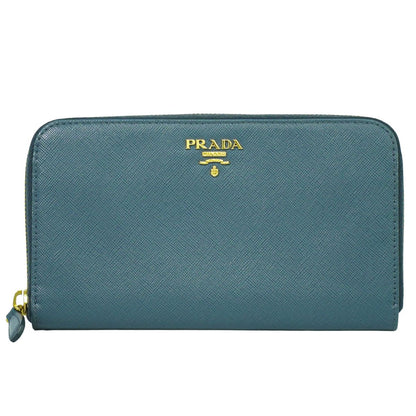 PRADA サフィアーノ 長財布 ブルー