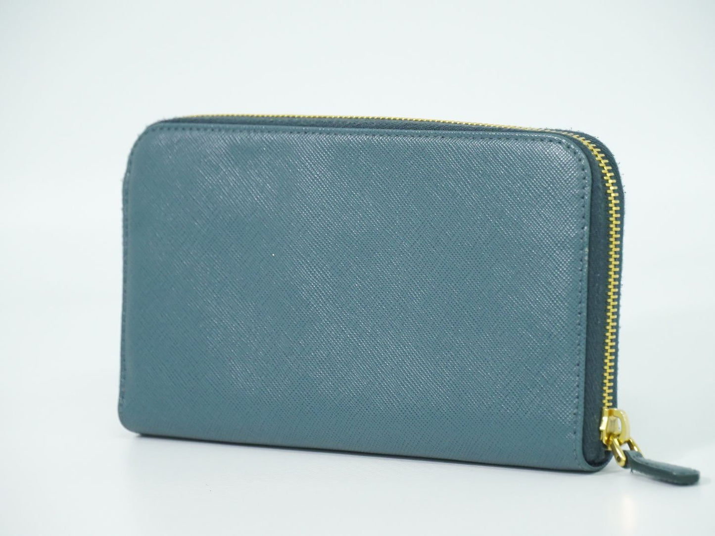 PRADA サフィアーノ 長財布 ブルー
