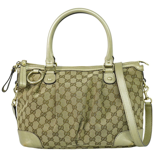 GUCCI スーキー GGキャンバス 2WAY ショルダーバッグ ブラウン 247902