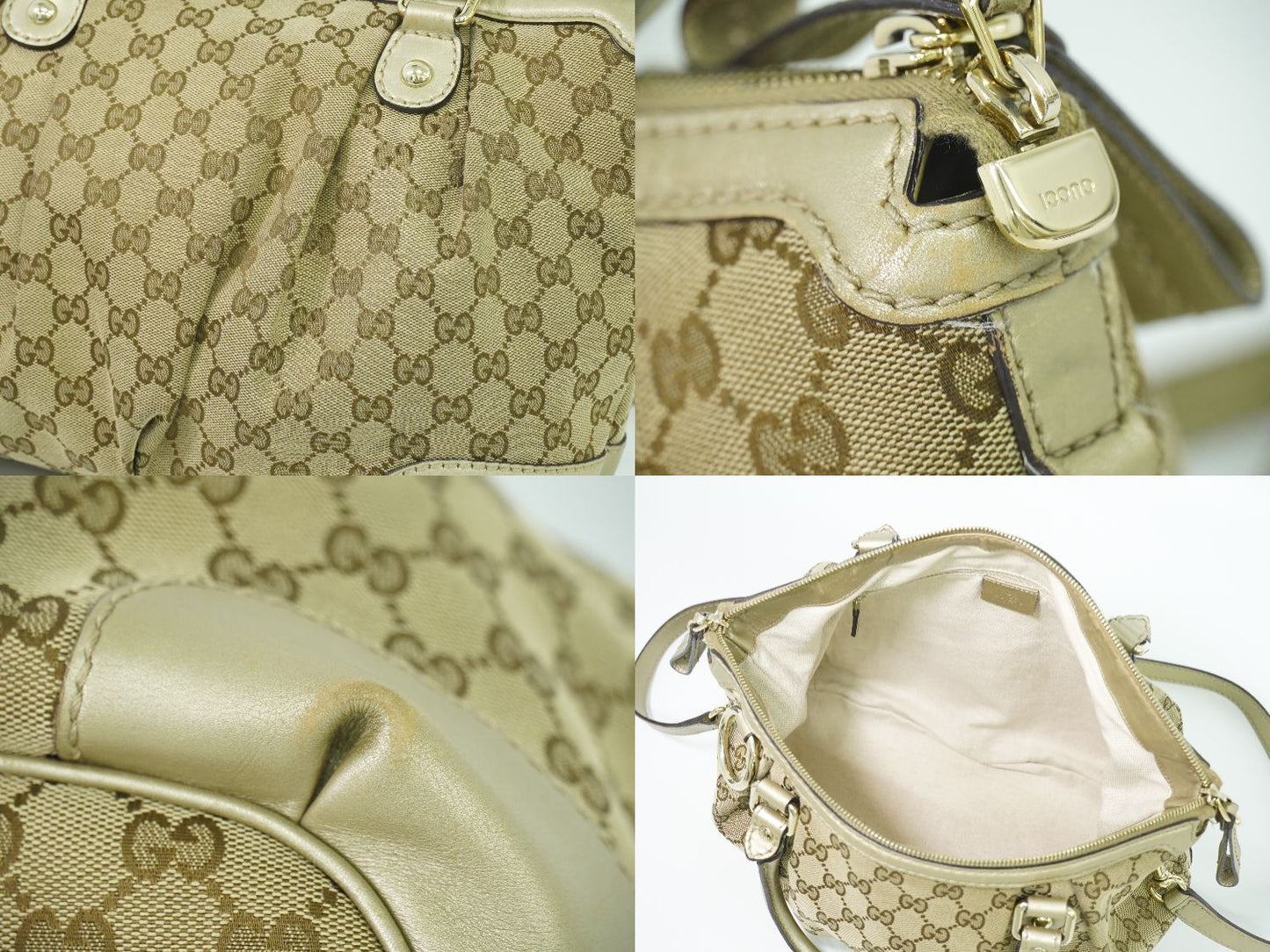 GUCCI スーキー GGキャンバス 2WAY ショルダーバッグ ブラウン 247902