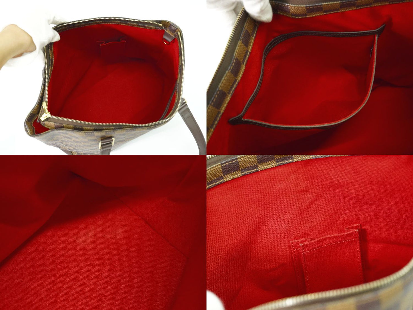 LOUIS VUITTON カバメゾ スペシャルオーダー ダミエ エベヌ ショルダーバッグ N51152