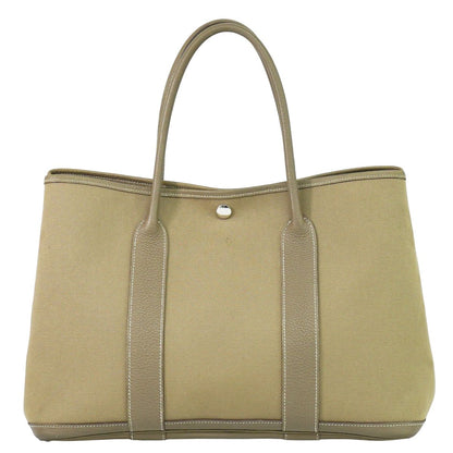 HERMES ガーデンパーティ PM トートバッグ □M刻 エトゥープ