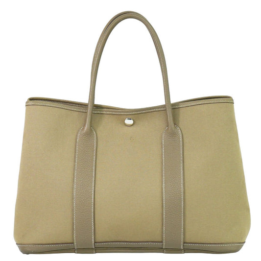 HERMES ガーデンパーティ PM トートバッグ □M刻 エトゥープ