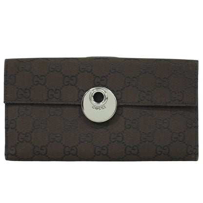 GUCCI GGナイロン 長財布 ブラウン 231835